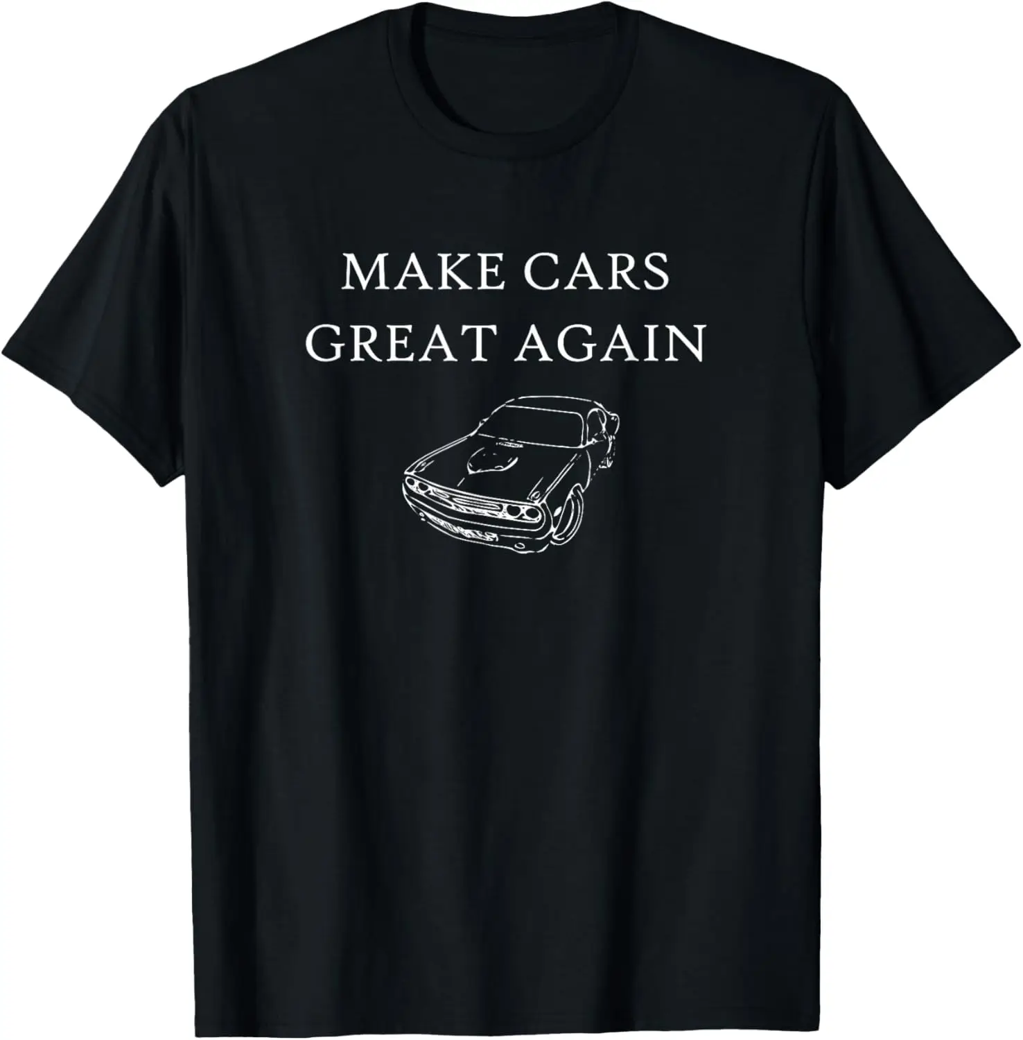 

Забавная футболка с американскими мышцами Make Cars снова великим