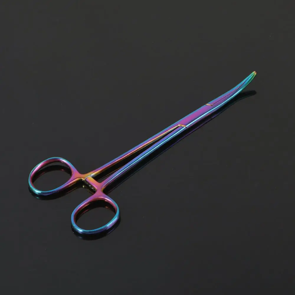 Multi Functional Stainless Steel Rainbow Hemostatic Forceps Fishing Hook Extractor Tool For Pet Ear Hair Removal
