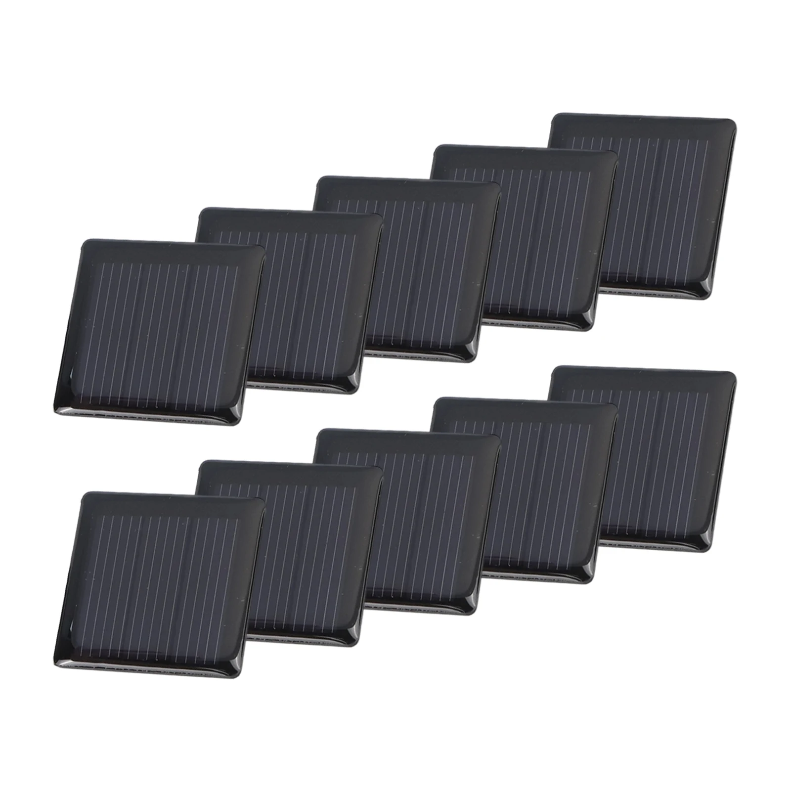 Pack of 10 for mini Solar Panel Cells 1 5V 60mA for DIY Projects Including Advertising Lights and Low Power Appliances