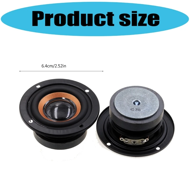 외부 자석베이스 스피커 52mm 4ohm pu 다이어프램이 향상된 저주파 응답 최고의 판매