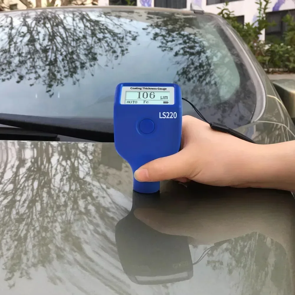 LS220 coating thickness measuring device testech   gauges  for cars