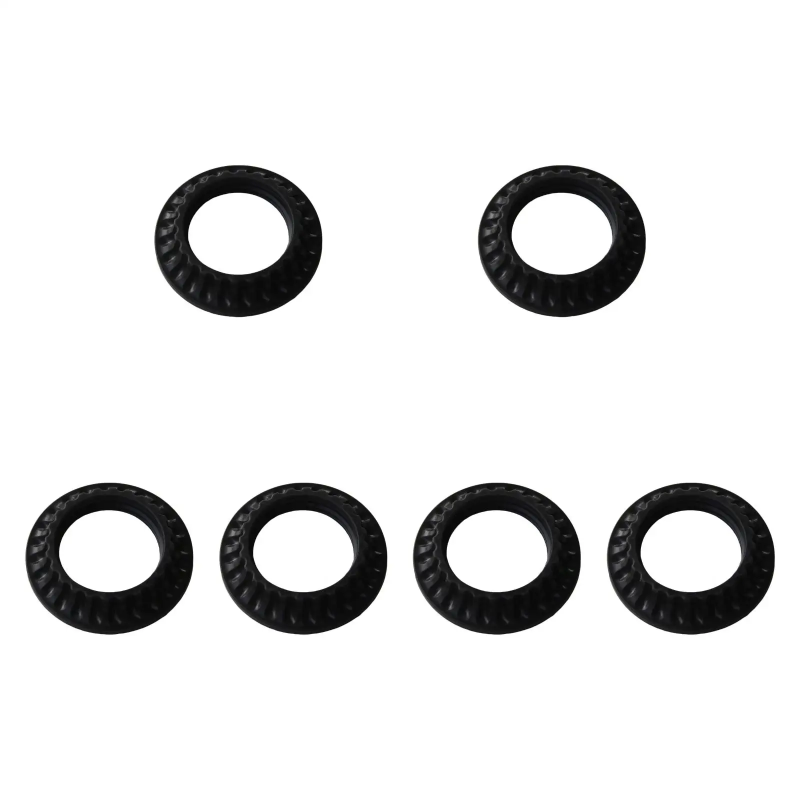 Anillo adaptador de soporte de pantalla de lámpara de 6 piezas para accesorios de enchufe de luz E26
