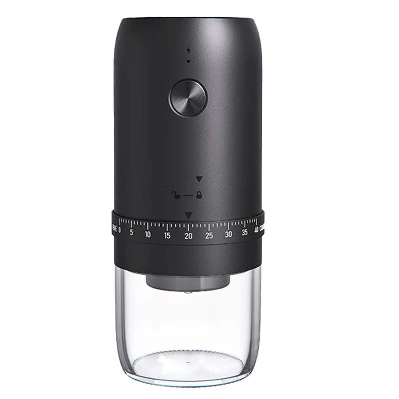 MLGB-Coffee Grinder Charge Professional Stronger Adjustable Grinding Machine Portable Vacation Travel Cafe Grinder