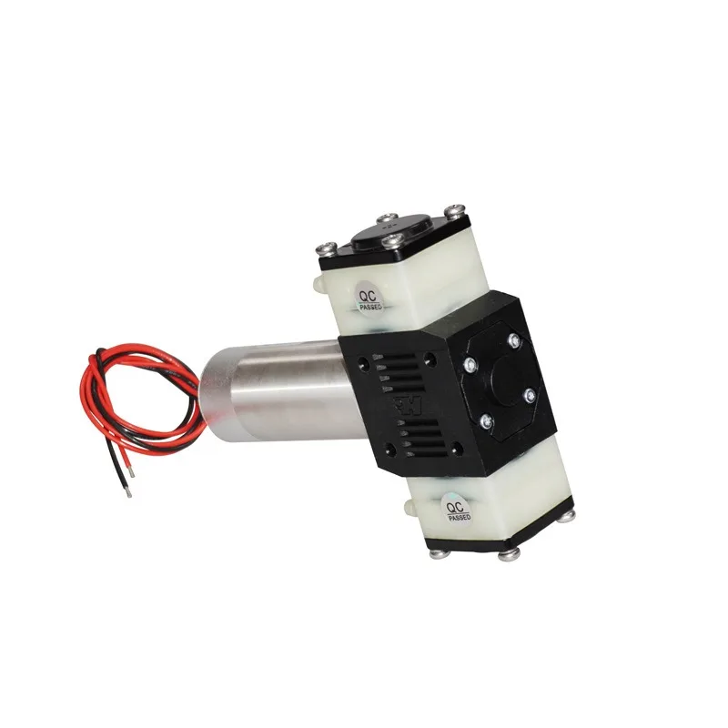 Micro Dual Head Liquid Pump DC Biochemical Self-Priming Transfer Tool for Sewage Discharge Factory Supply