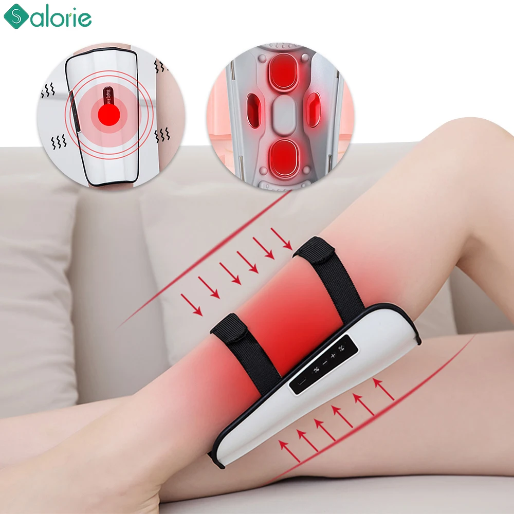 Electric EMS Leg Massager Calf Cellulite Removal Shaping Constant Temperature Hot Compress Vibration Massage Tens Leg Beauty