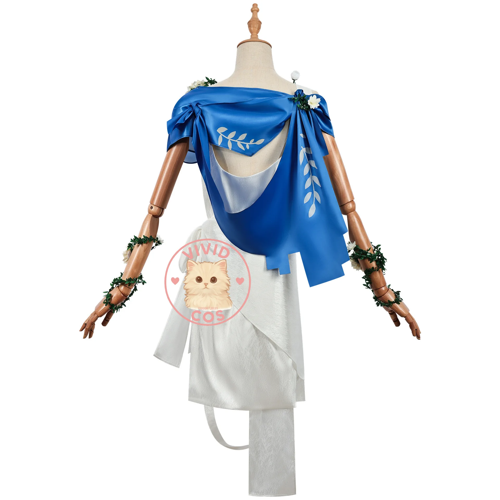 Game Identity V Emil Cosplay Fashion Role Play Costume Hot Anime White Clothes with Flower for Men Adult Love Live ComicCon Suit