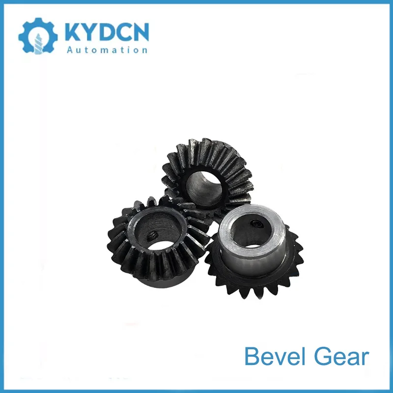 Custom 90 Degree Straight Bevel Gear S45C Carbon Steel 1 1.5 2 Module Equal Diameter Transmission Gear