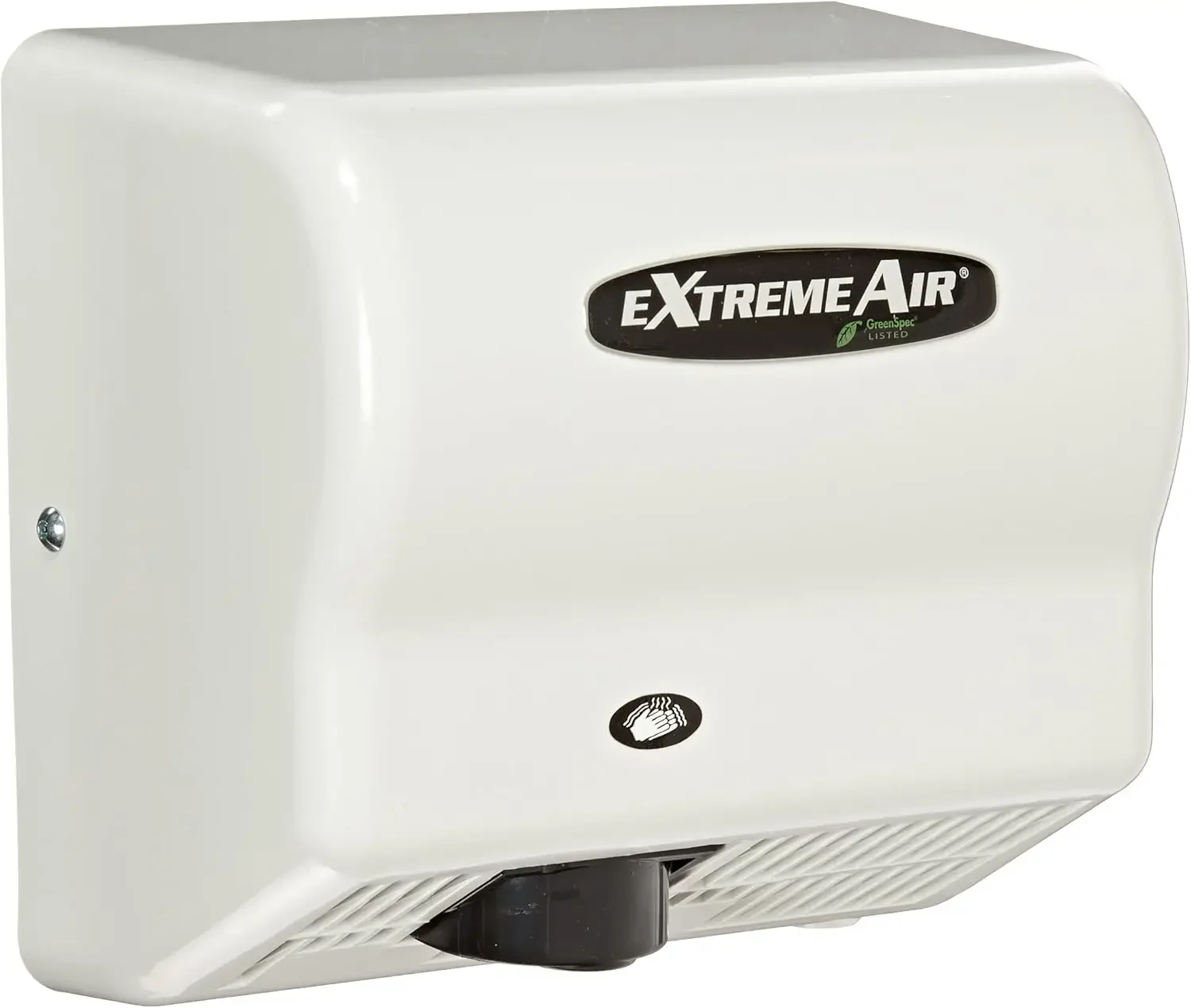 GXT9 ABS Cover High-Speed Automatic Hand Dryer, 10-12 Second Dries, 100-240V, 1,500W Maximum Power, 50/60Hz, White