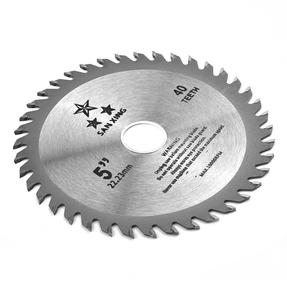 5 Inch Table Cutting Disc For Carbide Oblique 1" Bore 40 Teeth Max RPM 5,500 Slicing Tools Swing Tool Accessories