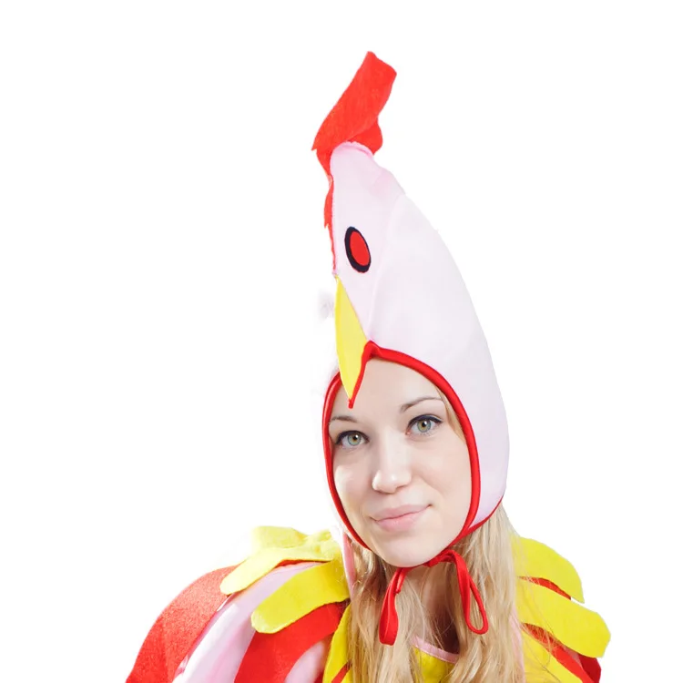 Adult Women's Chicken Performance Costume Carnival Halloween Cosplay Dance Show Cross-Border Festival Party Outfit