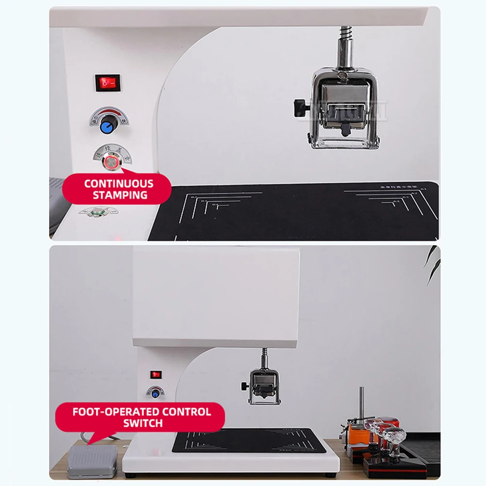 U-GZ350 Auto Electric Stamp Machine Smart Desktop Sealer for Financial Office Documents Stamping Machine