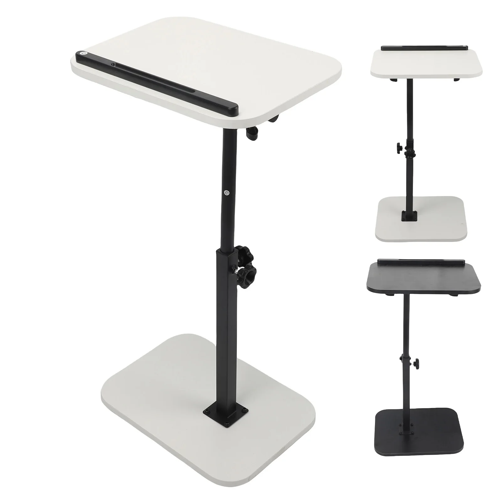 Multifunctional Removable Laptop Desk Portable Multifunctional Removable Laptop Desk with Wheels Bed Sofa Books Snack