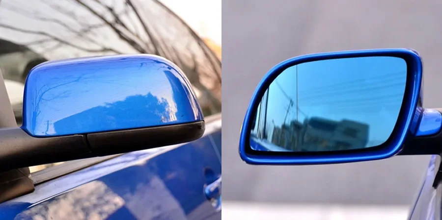 For Volkswagen VW Polo 2002 2003 2004 2005 Heating Replacement Side Mirrors Lens Door Wing Rear View Mirror White Glass 1PCS