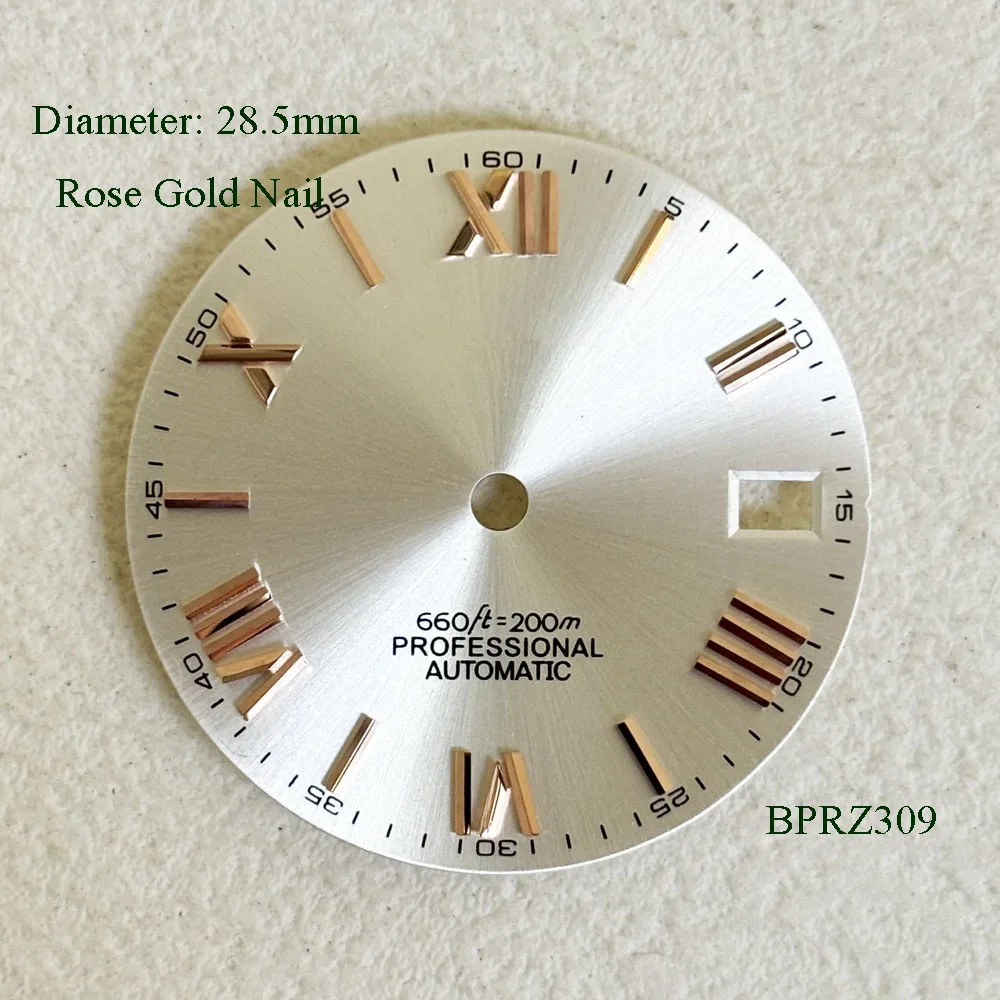 28.5mm New high-quality products s logo Roman number dial suitable for nh dial 35 movement s watch accessories repair tools