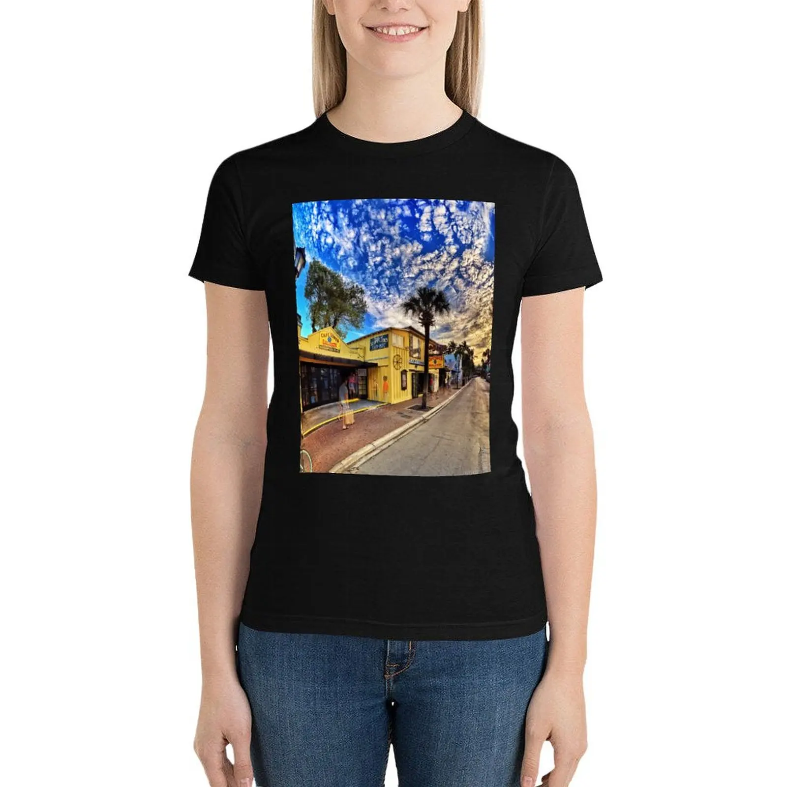 Captain Tony's Saloon of Key West FL T-Shirt Aesthetic clothing female cute t-shirts for Women