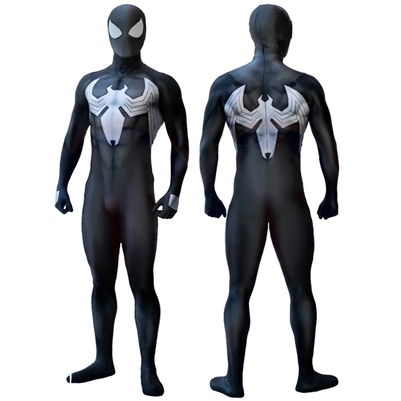 

Black Spider-Man Venom Jumpsuit Cosplay Costume Bodysuit Halloween Costume Party Performance Clothing for Adults