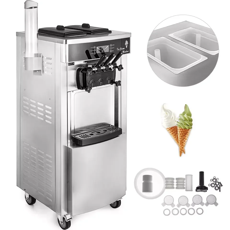 SIHAO Vevor Ice Cream Machine Soft Ice Cream Machine For Sale