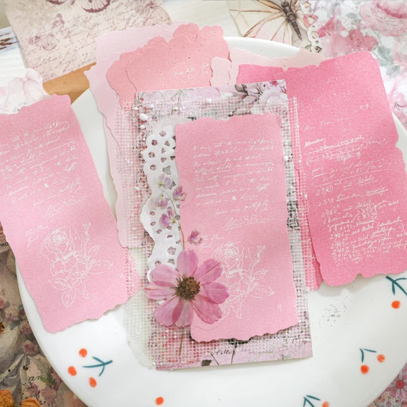 Mr. Paper, 6 Styles, 30pcs/bag, Hollowed Out Lace Card Paper, Hang Tags, Bookmarks, Scrapbooks, Decorative Base Material Paper