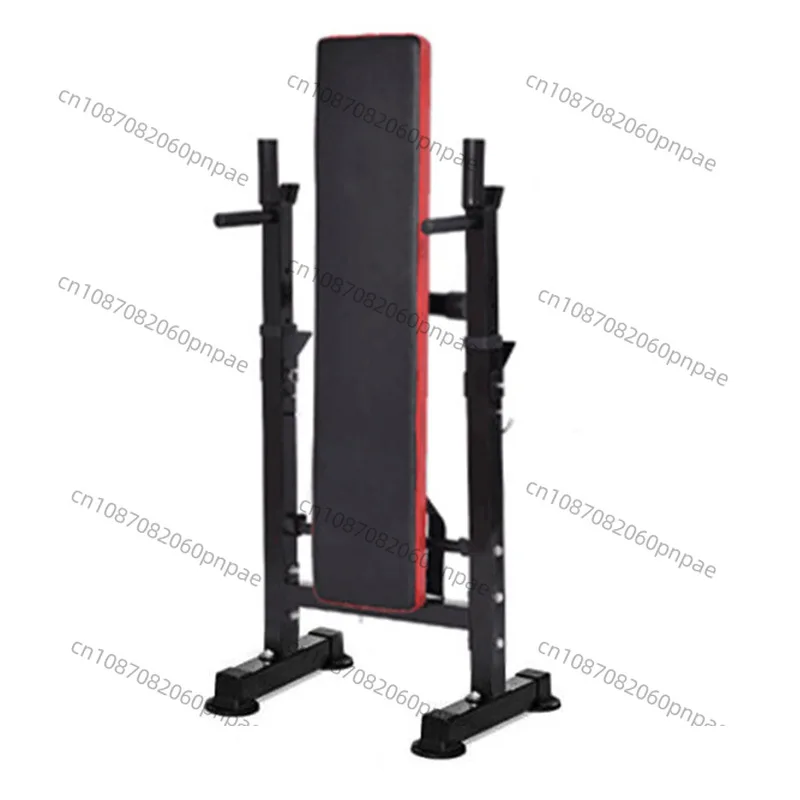 

Household Small Weightlifting Bed Bench Push Rack Barbell Rack Multifunctional Weightlifting Bed Household Fitness Equipment