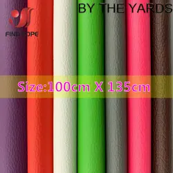 By Metre 100*135CM Litchi PU Faux Artificial Leather Fabric Vinyl Car Upholstery Sofa Earring Sewing Doll Clothing DIY 39*54INCH