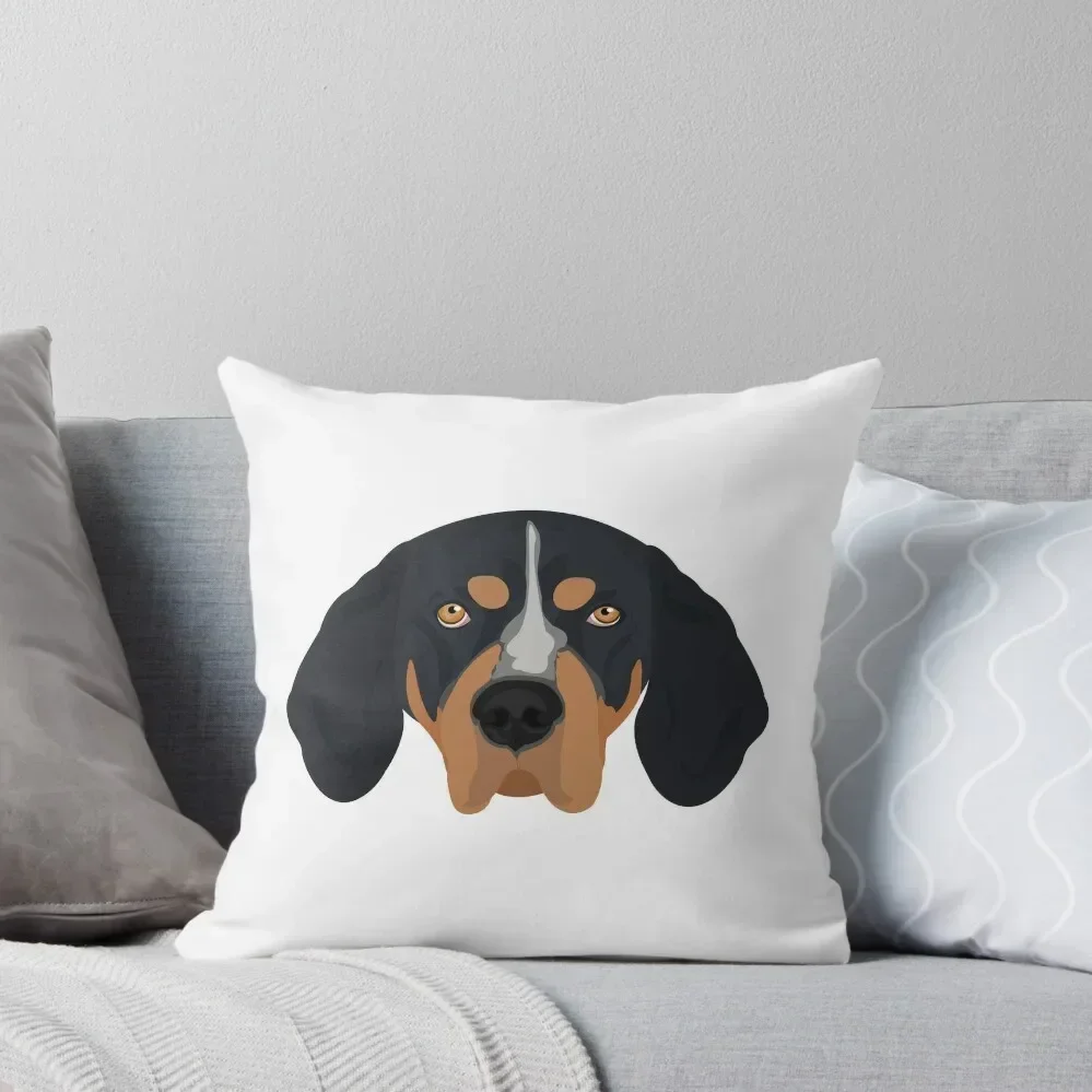 Bluetick Hound Dog Throw Pillow Christmas Covers Anime Sofa Cover christmas pillow case pillow