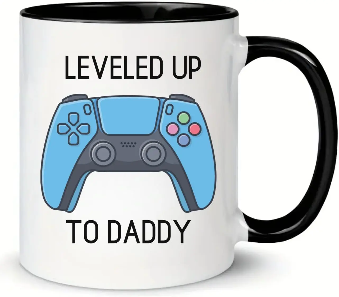 MissDaisy-Leveled Up To Daddy Mug | First Fathers Day Gift, New Dad Gift, Dad To Be Gift, Fathers Day Mug, New Dad Mug, Congratu