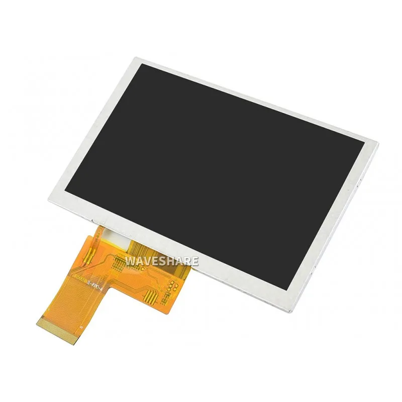 Waveshare 5inch Display for Raspberry Pi, 800×480, DPI Interface, IPS, No Touch