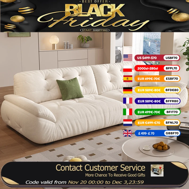 

Современные минималистичные диваны для гостиной, дизайнерский скандинавский пол, двухместный диван для гостиной, пушистый диван Soggiorno Nuovi Arrivati, мебель