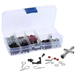 Very practical Special Repair Tool and Screws Box Set for 1/10 HSP RC Car include 270 Pcs Hexagon Wrench RC Parts