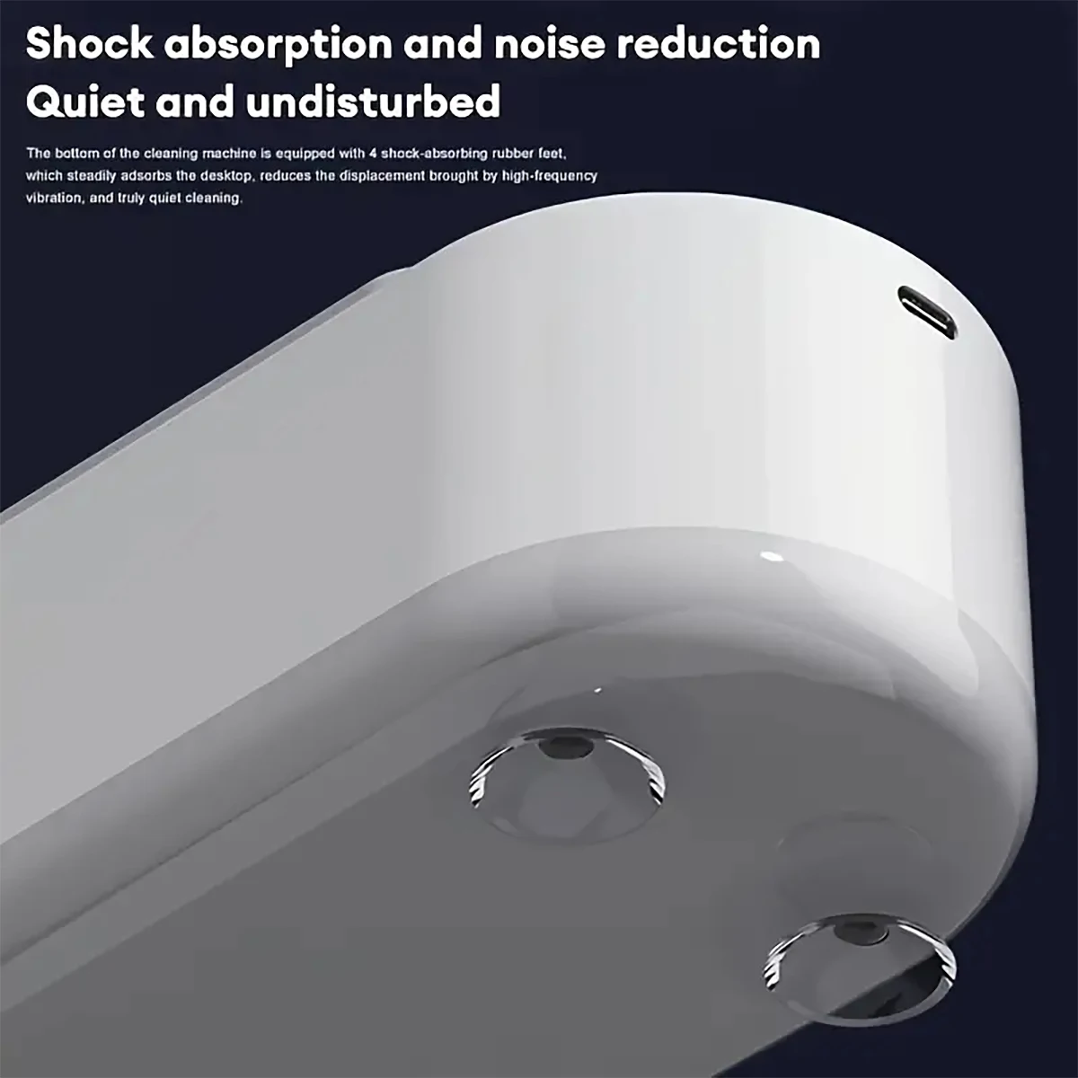 1PC USB charging blue light high-frequency vibration cleaning machine, glasses, jewelry, makeup tools, glasses case