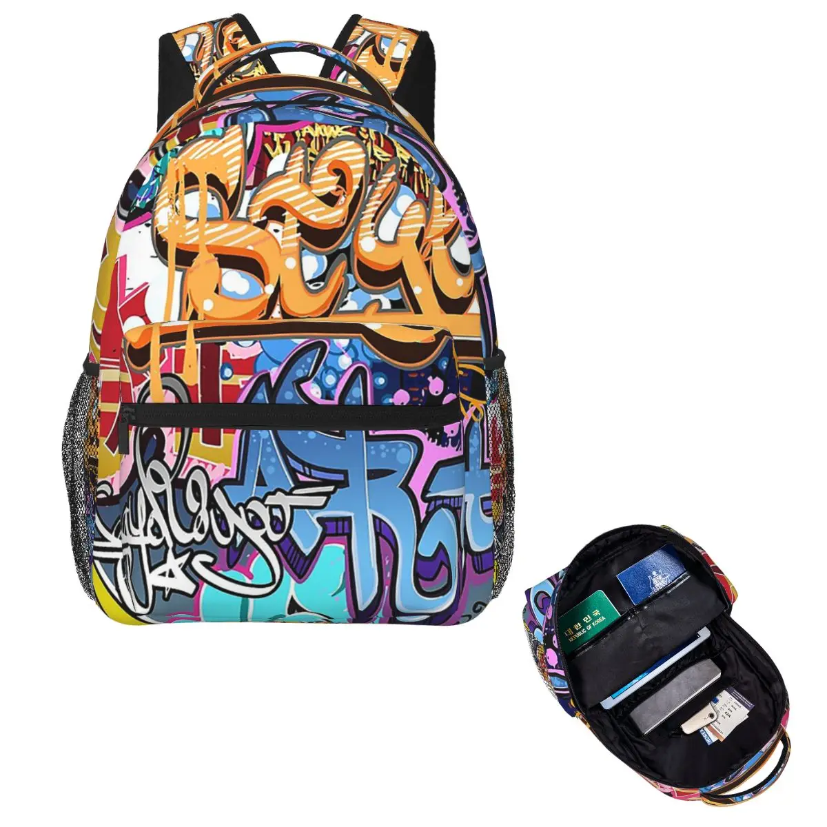 

Urban Street Graffiti Art (8) Рюкзак Лидер продаж Рюкзак большой вместимости Детская сумка для книг Школьная сумка Сумки на плечо для мужчин и женщин