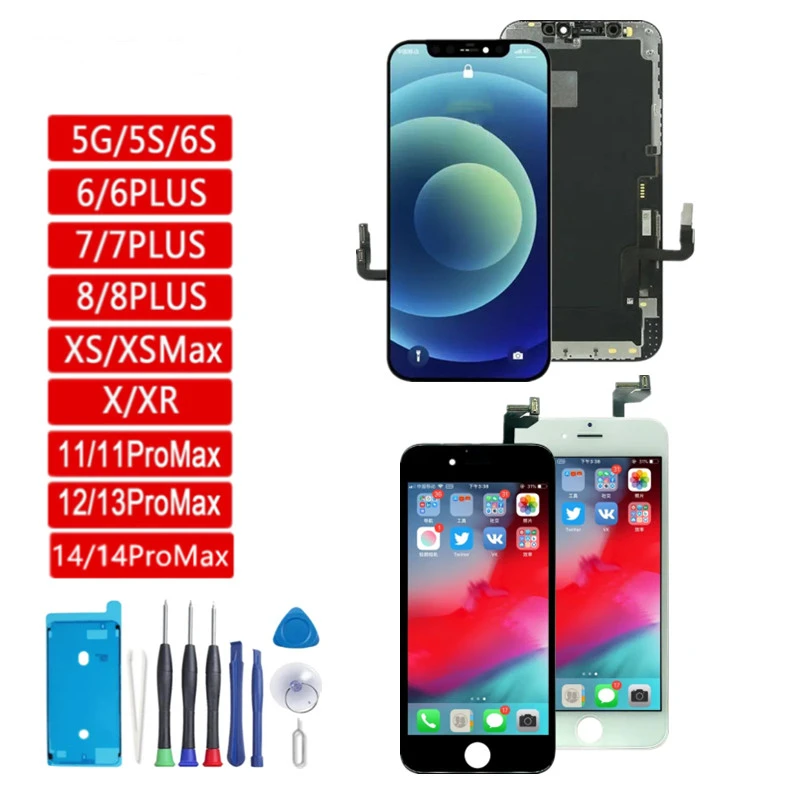 

High Quality 100% Tested LCD For iPhone X XR XS XS Max Display Screen 3D Touch Screen Tested Good Repair Parts For iPhone