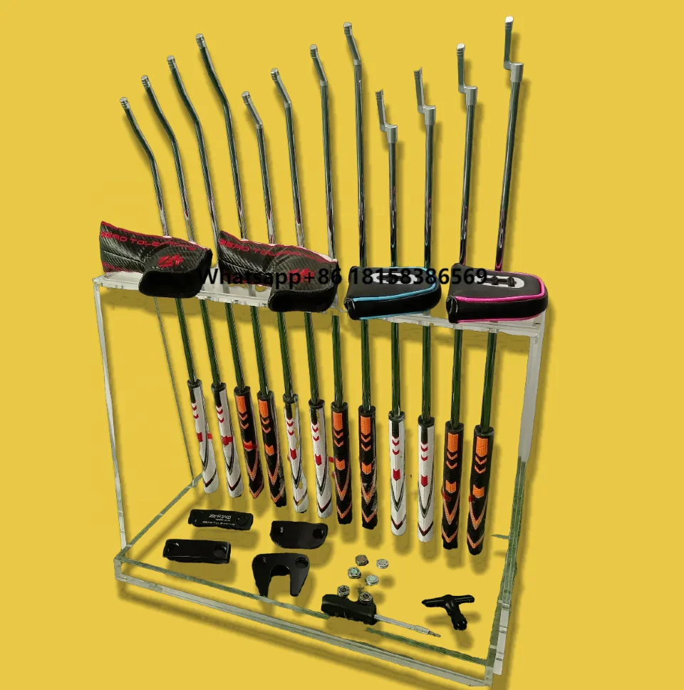 

CNC SS.303 Customizable Golf Putter Kit Forged Artwork OEM Personalized Putter Fitting System Putter Training for Golf Shops