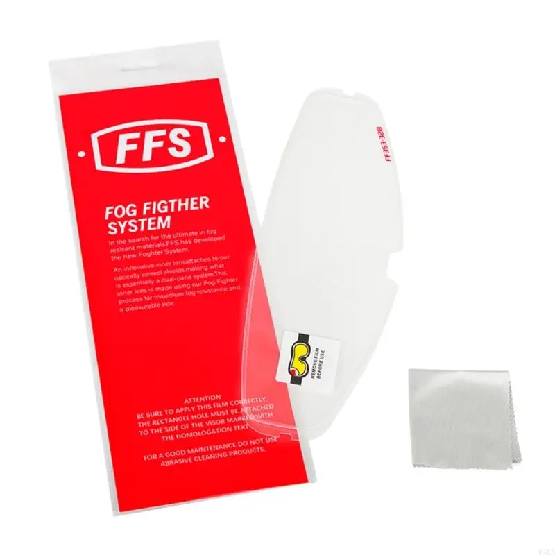 

W8KD Helmet Visor Anti-fog Film for FF353/FF328/FF390/FF800 Universal Clear Patch