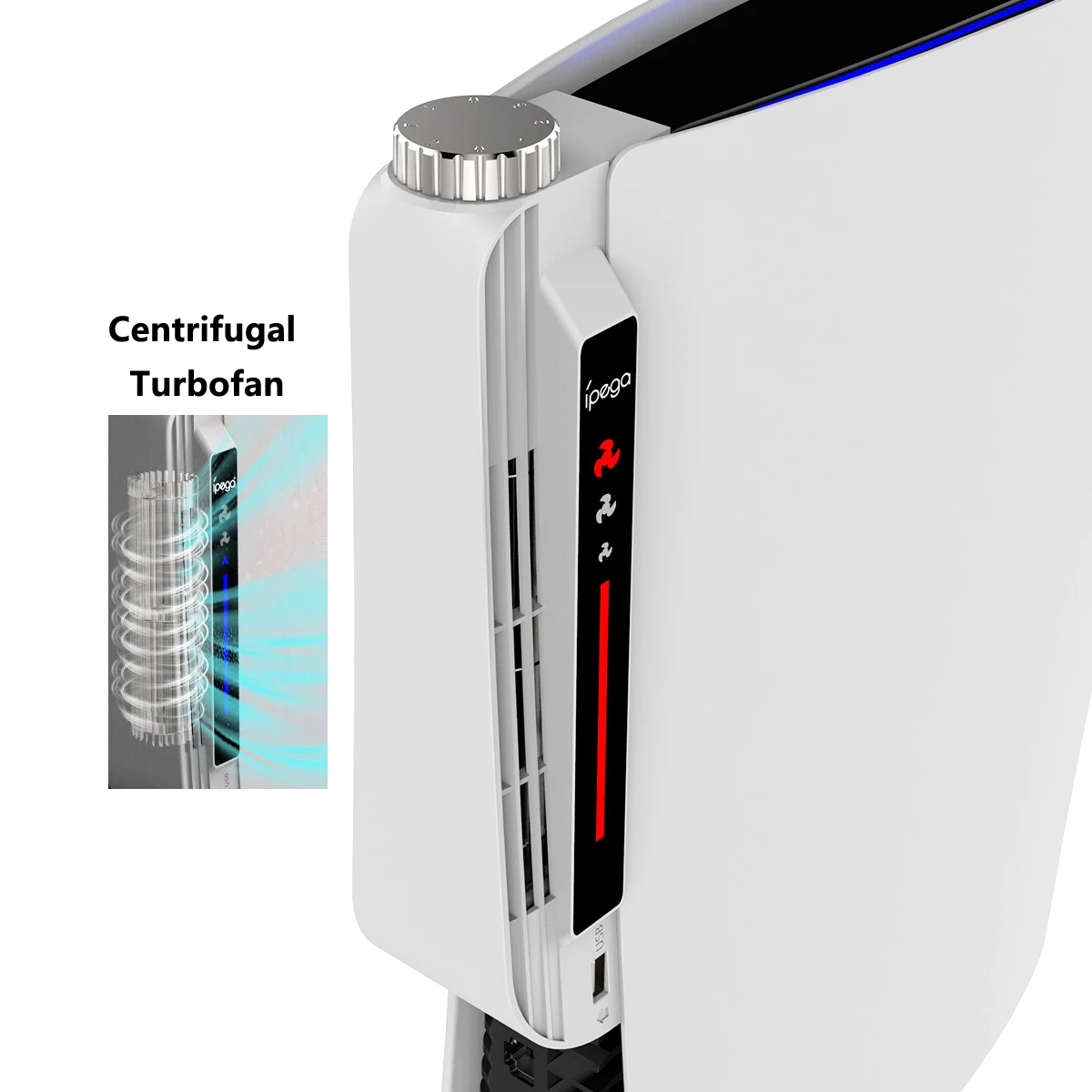 مروحة توربينية مطورة لوحدة التحكم PS5، مروحة تبريد للبلاي ستيشن 5 2020، القرص والإصدار الرقمي، 3 سرعات قابلة للتعديل