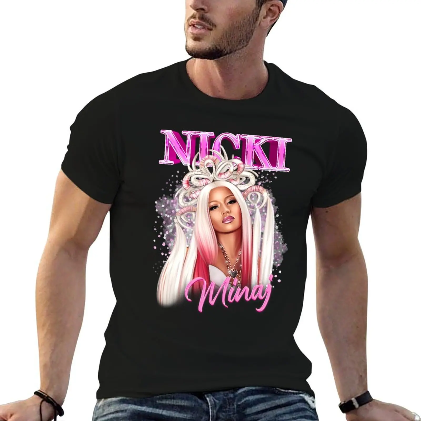 

Nicki Minaj Queen of Rap T-Shirt mens graphic t shirts t shirts for man cotton funny t shirts for man cotton soft T-Shirt