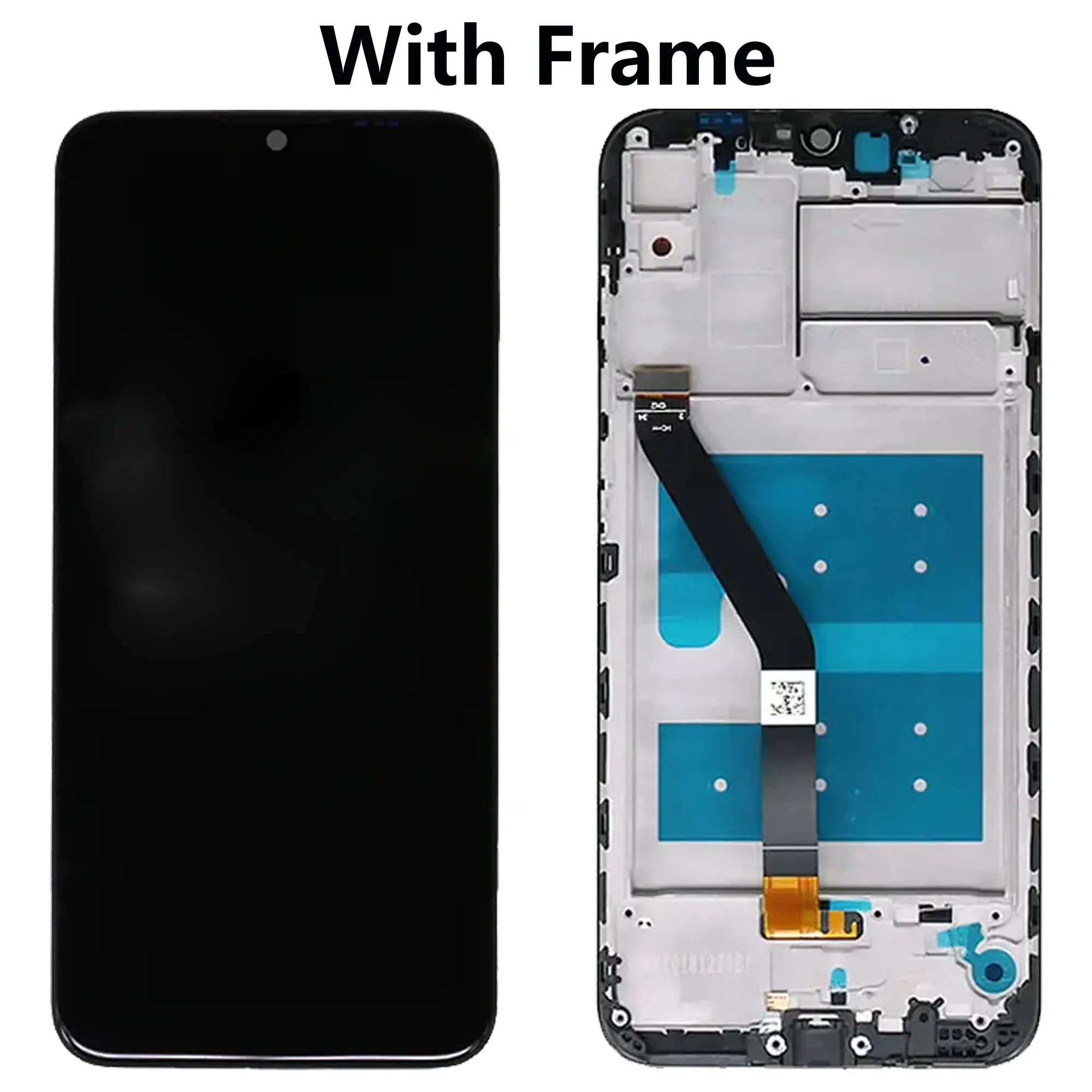 Pantalla Full With Frame For Mobile Phone HUAWEI Y6s 2019 Lcd Display Touch Screen Replacement Repair Parts  JAT-L41 L28 LX1 LX3