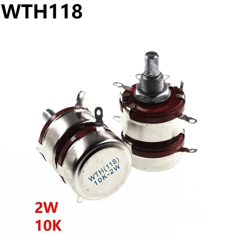 WTH118 2W 10K Double Potentiometer 2 Potentiometer