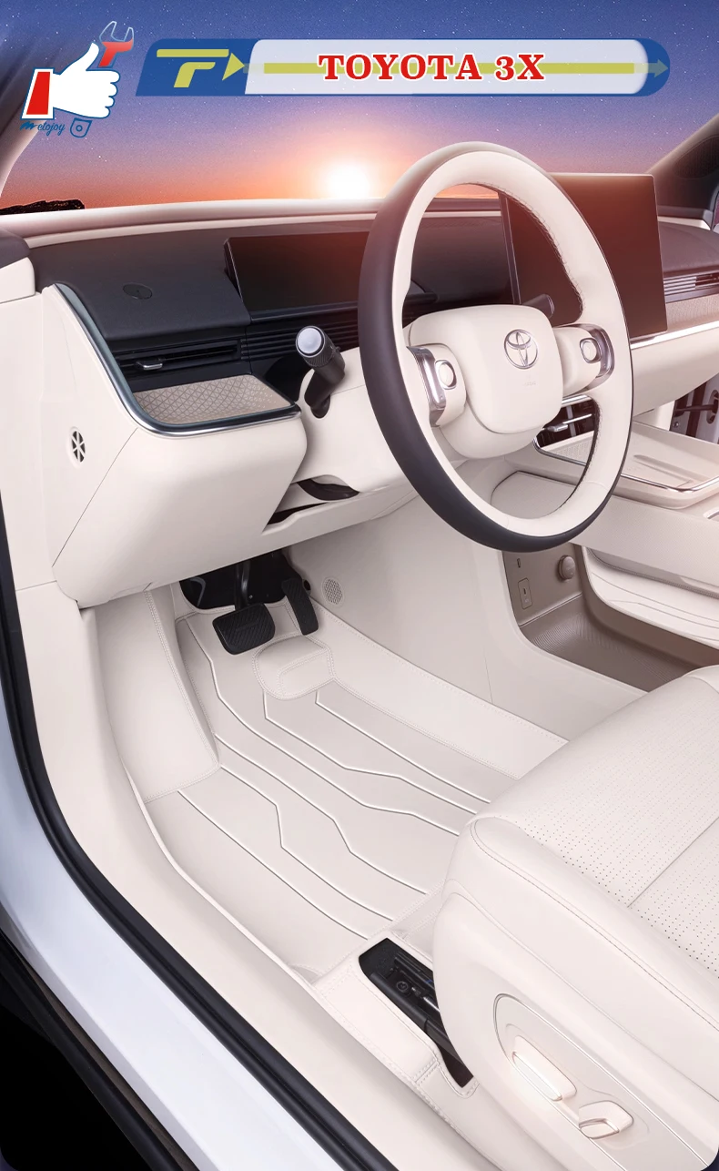 

Left-hand Drive Car Floor Mat For TOYOTA 3X 2025 Full-Surrounded Foot Mat Mat Floor Liner Floor Carpet Water-proof Mat