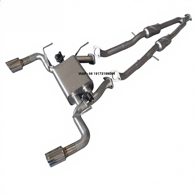 

High-Performance Catback Exhaust System for Infiniti QX70 FX37 3.7L V6 Complete T304 Stainless Steel Pipes with Burnt Blue Tips