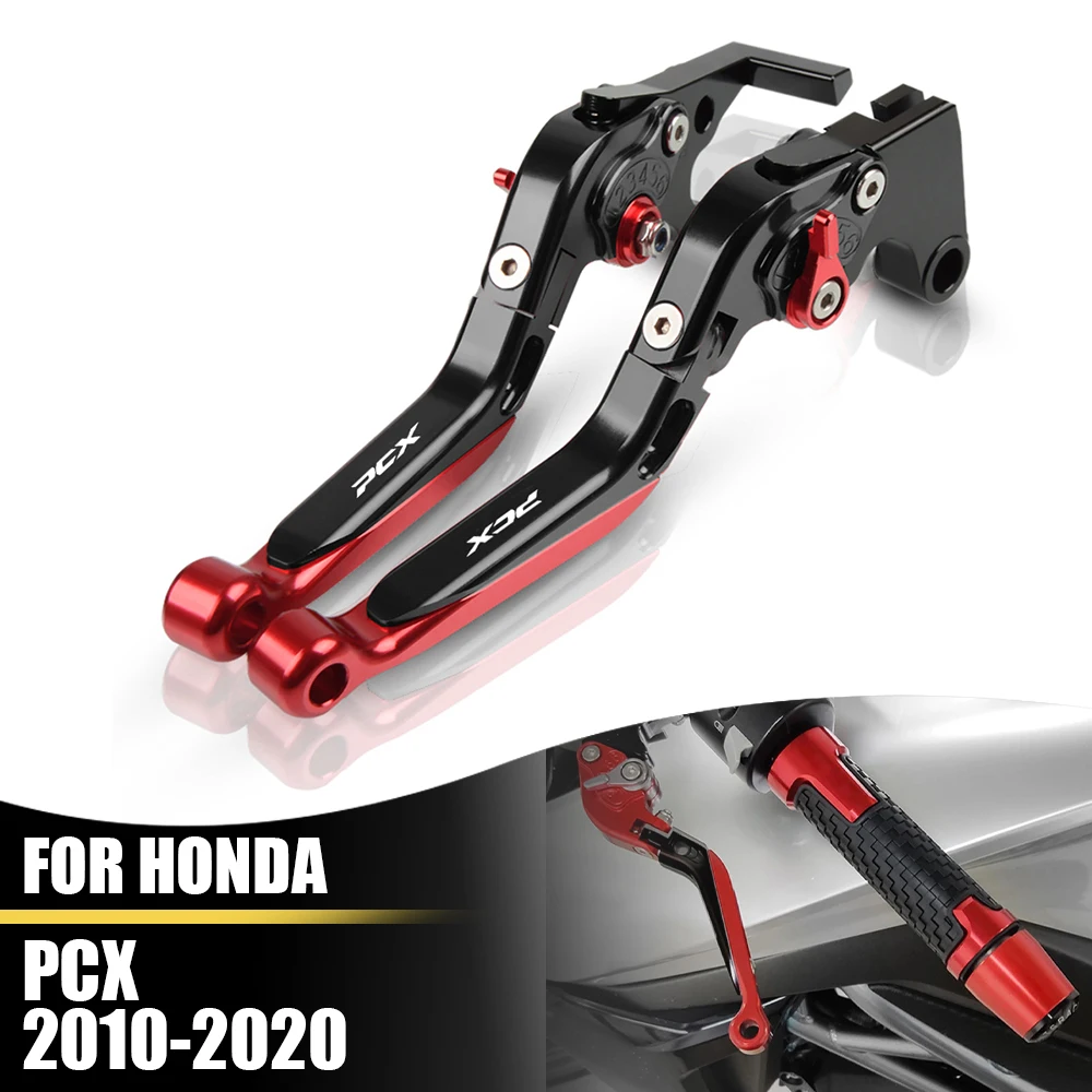 For Honda PCX 150/125 2011-2020 CNC Clutch Lever Brake Lever Set Adjustable Folding Handle Levers Motorcycle Parts