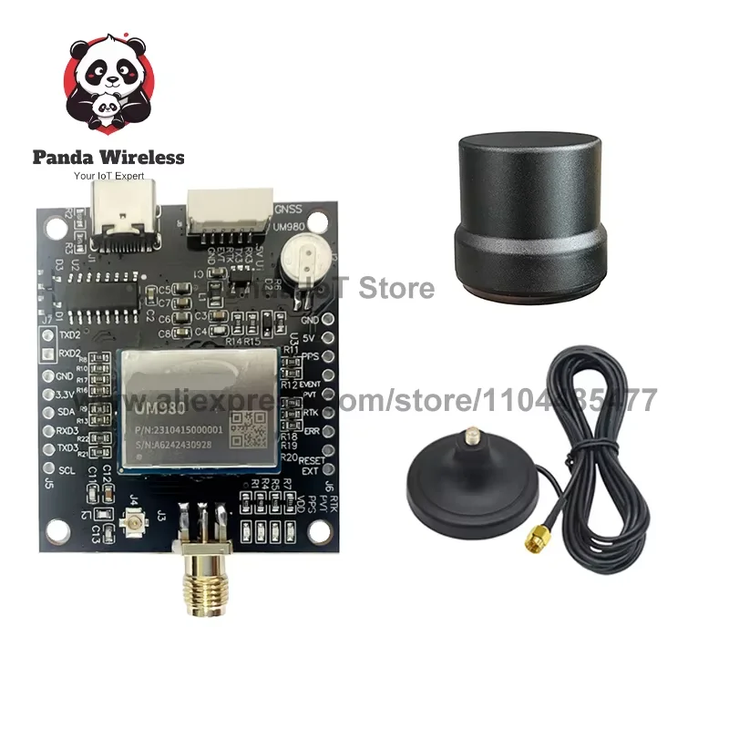 UM980 EM-980D5 RTK Base Directional Module Kit USB Type C GPS/Beidou/Glonass for Surving Mapping Drones Agriculture position
