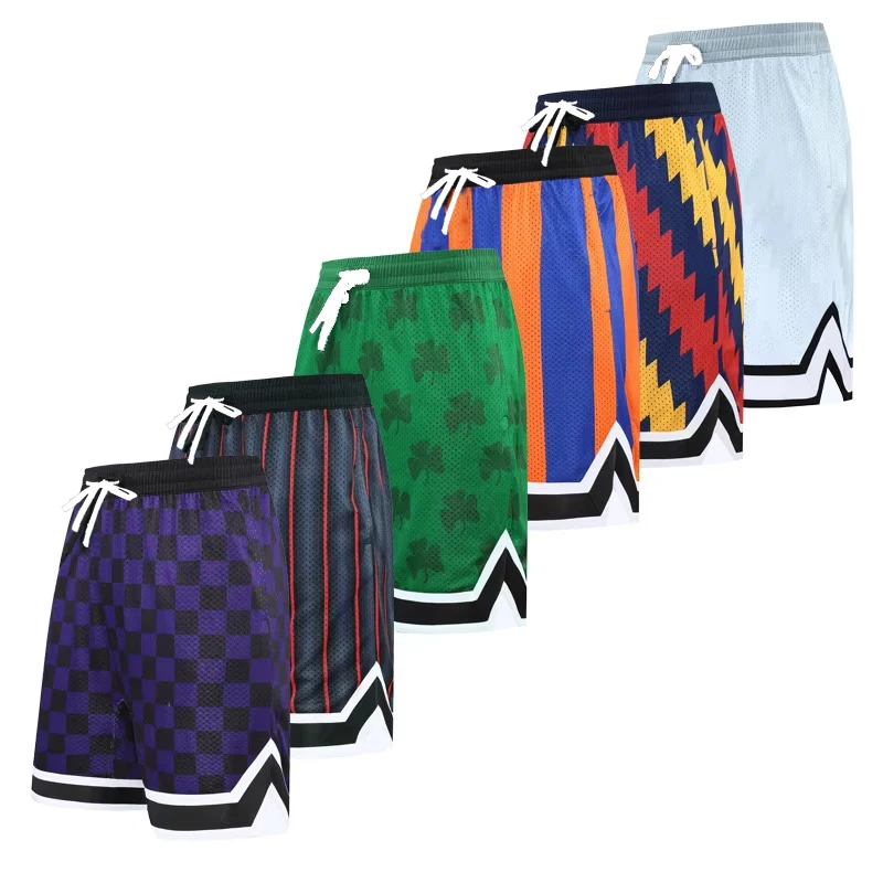 

Summer Basketball Running Loose Sports Shorts American Street Print Pants Gym Training Fashion Comfortable Short Pants Moto