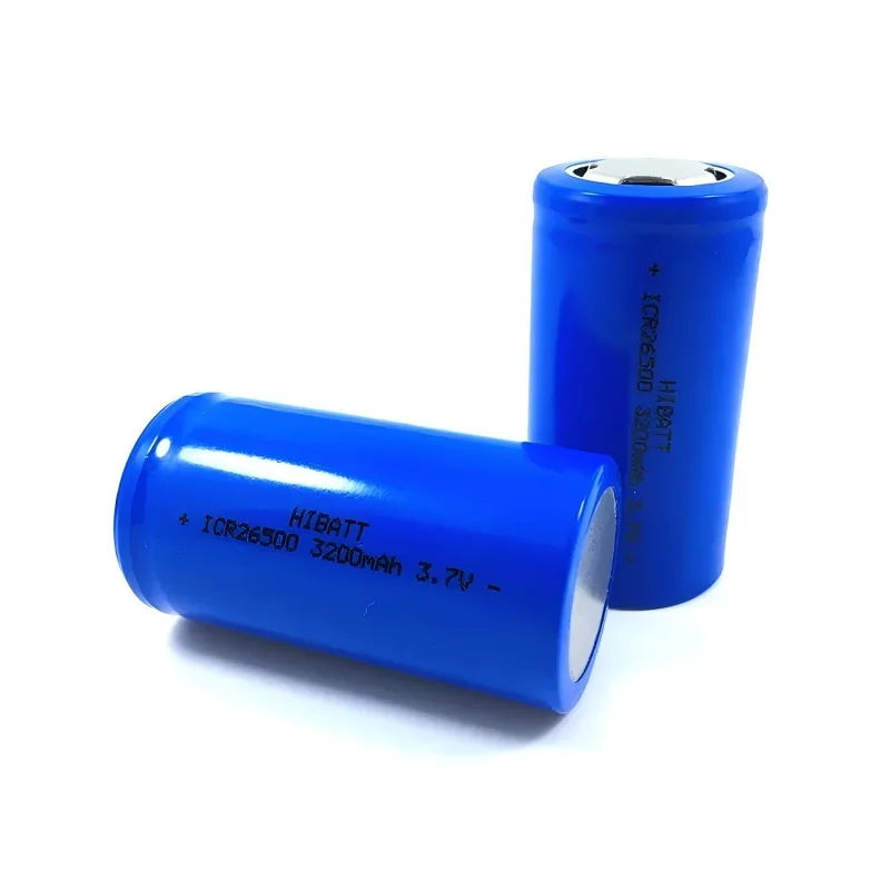 

2-4PCS 3.7V 26500 lithium ion rechargeable battery icr26500 li-ion cell baterias 3200MAH for flashlight electric razor shaver PL