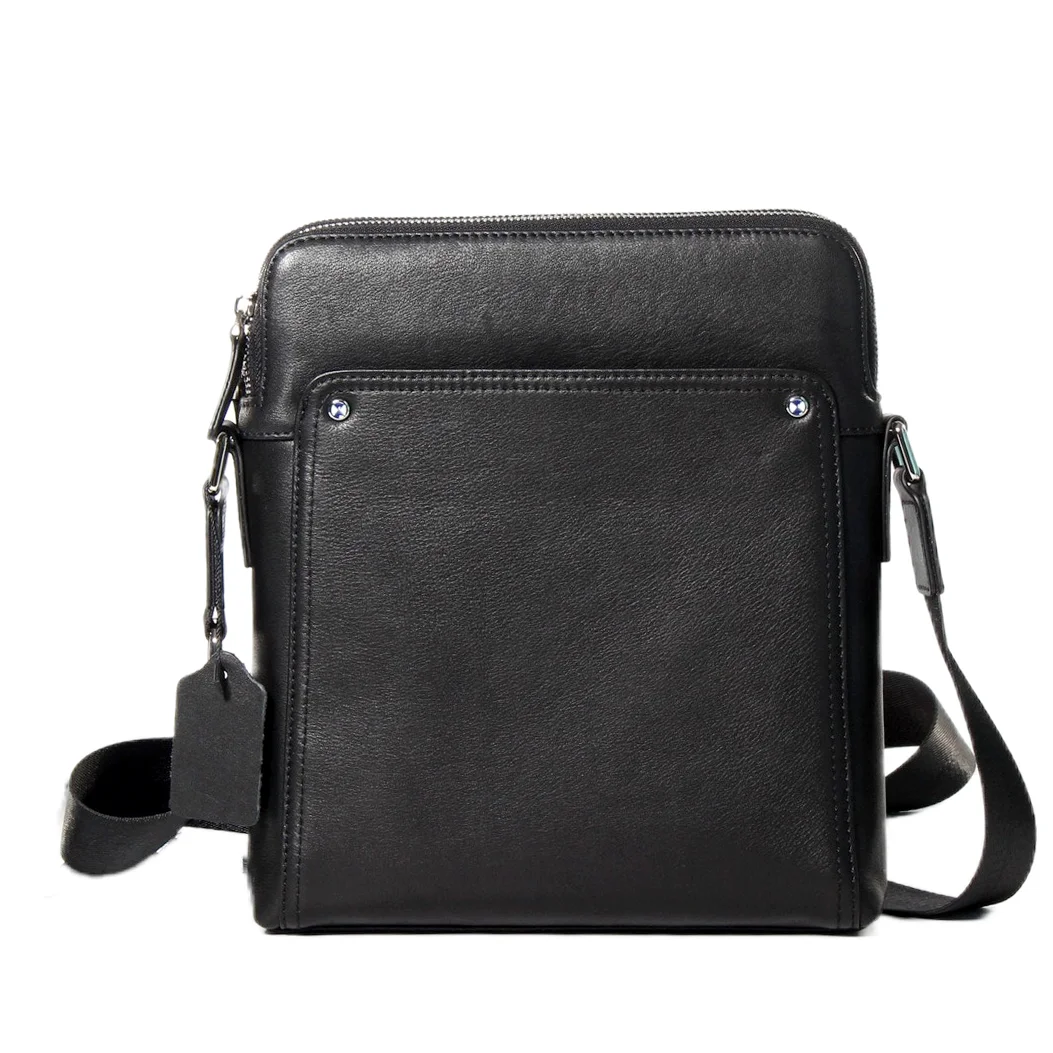 Shoulder Bags for Men Genuine Leather Side Bag Casual Crossbody Bag Cowskin Messenger Bags Sling Bag Men's Small Business Bags