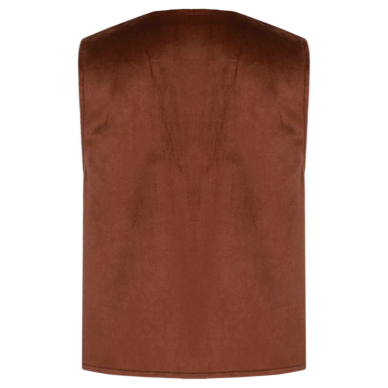 Jongens Meisjes Cowboy Cowgirl Halloween Cosplay Kostuum Open Vest Omzoomd Sterpatroon Suède Kwasten Vest Tops Vest