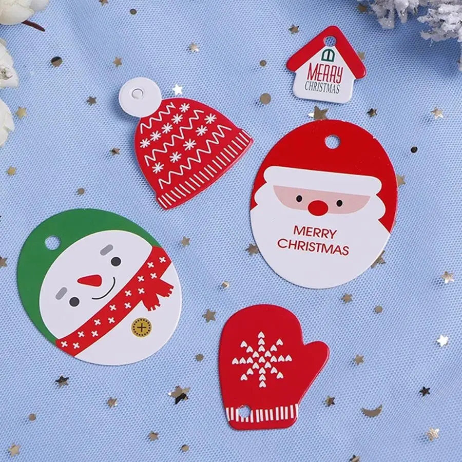 50pcs Multistyle Hang Tags, Xmas Ornament Gift Labels for Christmas Tree Hanging, Goodie Bag & Table Centerpiece Decor XJM - view 4