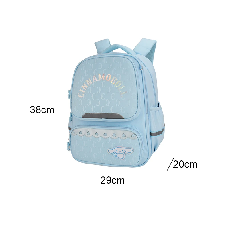 Sanrioed  Anime Kuromi Cinnamoroll My Melody Large Capacity Backpack Cute Children Schoolbag Cartoon Student Shoulder Bag Gift