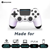 Bluetooth-Compatible Wireless Gamepad Dual Vibration Game Controller For PS4 Slim Pro Game Console Windows 7 8 10 PC Joystick