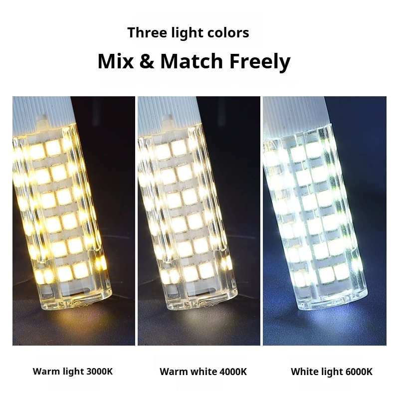 LED Bulb G9 Super Bright Pin-in-base Low-voltage LED Light Source Small Bulb G4 Crystal Corn Lamp 220V